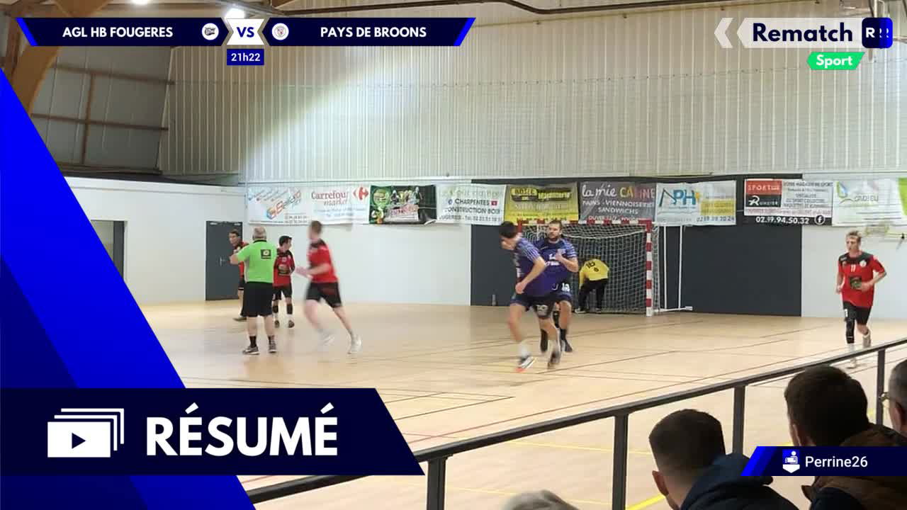 Agl Handball Fougeres Vs Broons Montauban 16 Ans Excellence