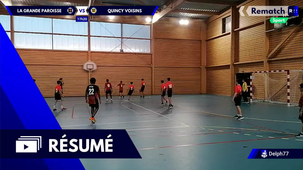 Match - LA GRANDE PAROISSE - QUINCY VOISINS