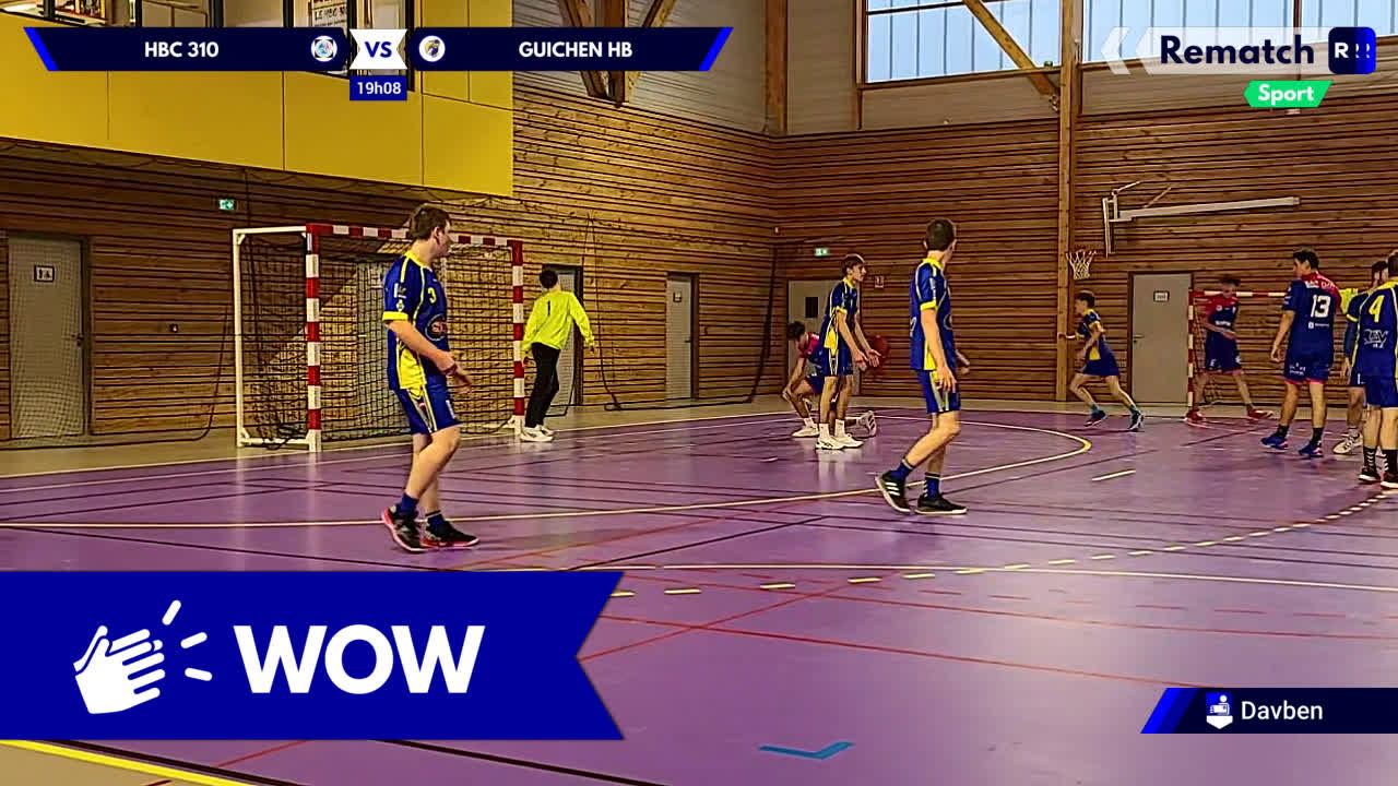 Match - HBC 310 - GUICHEN HB