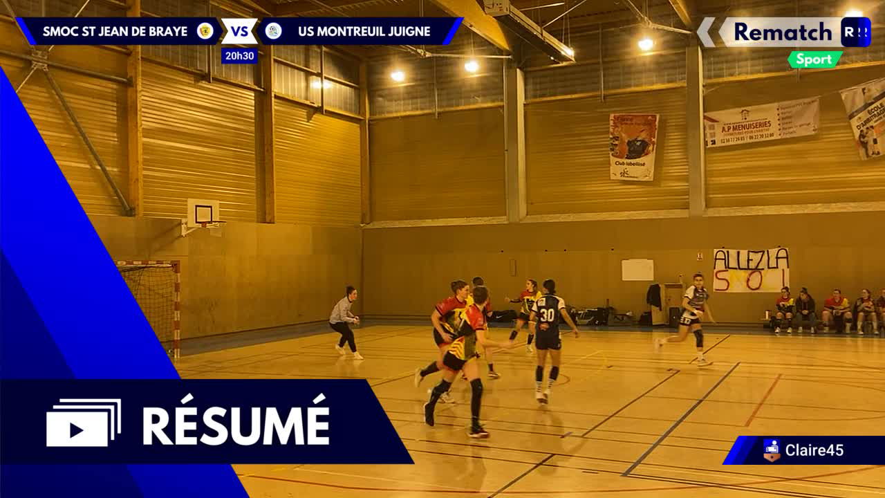 Smoc St Jean De Braye Hb Vs Montreuil*avrille N3f Centrepays De